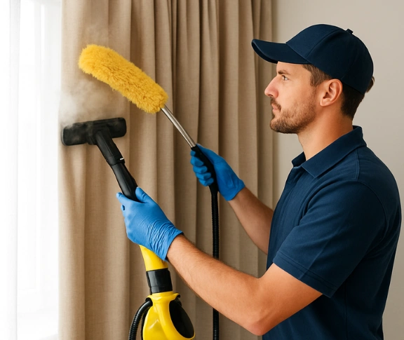 Trusted drapes cleaning technician Matty Curtain Cleaning ferny-hills QLD