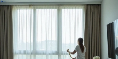 Delicate sheer drape cleaning ferny-hills Matty Curtain Cleaning